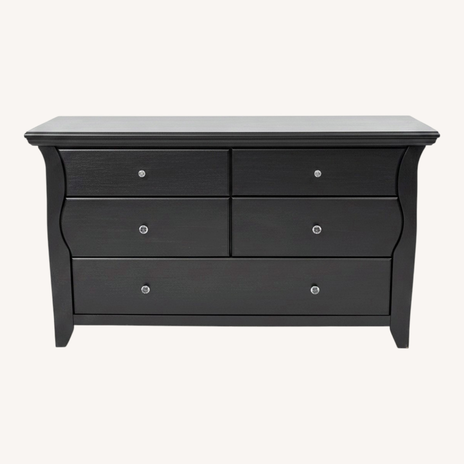 Black Wood Dresser - image-0