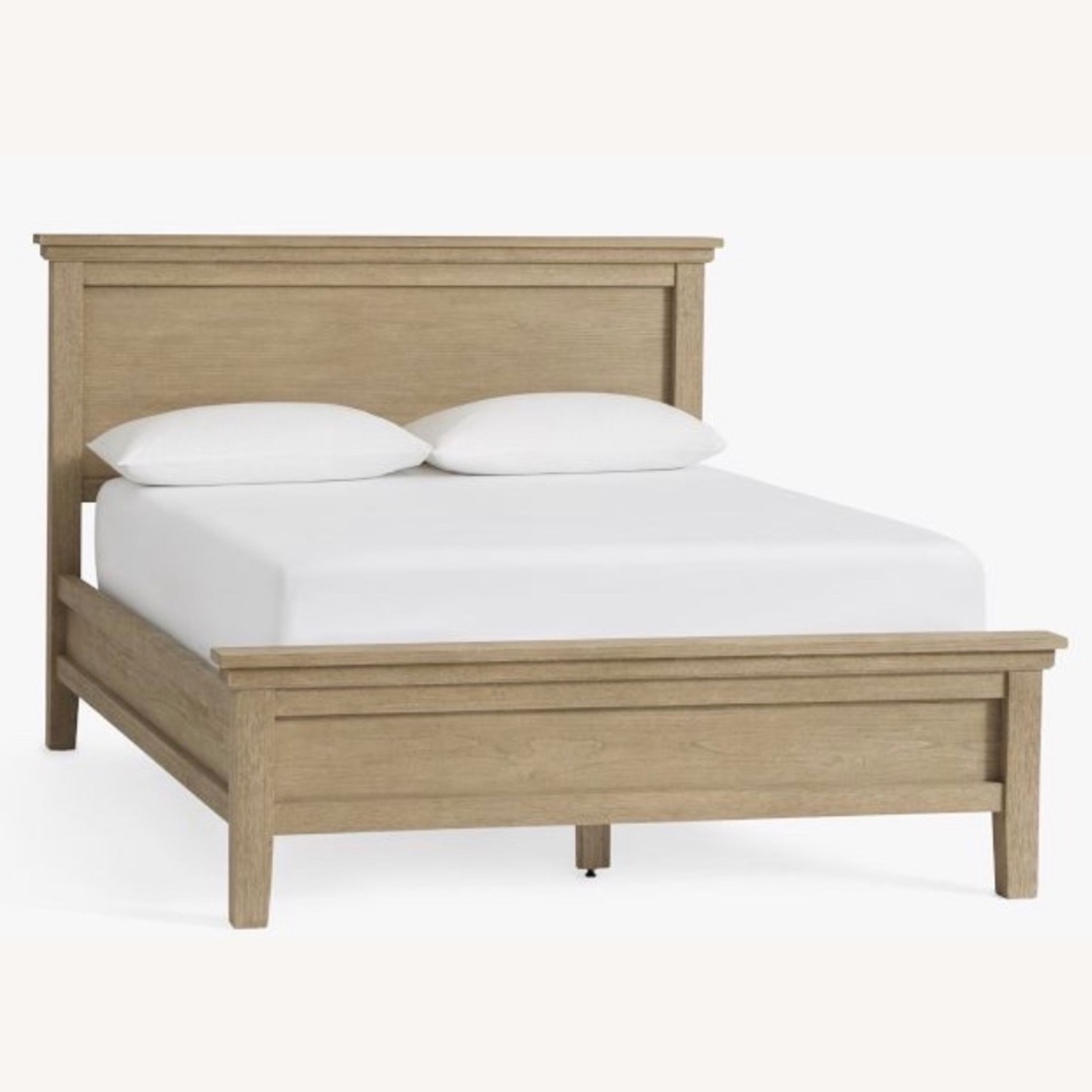 Pottery Barn Farmhouse Wood Queen Bed - image-1