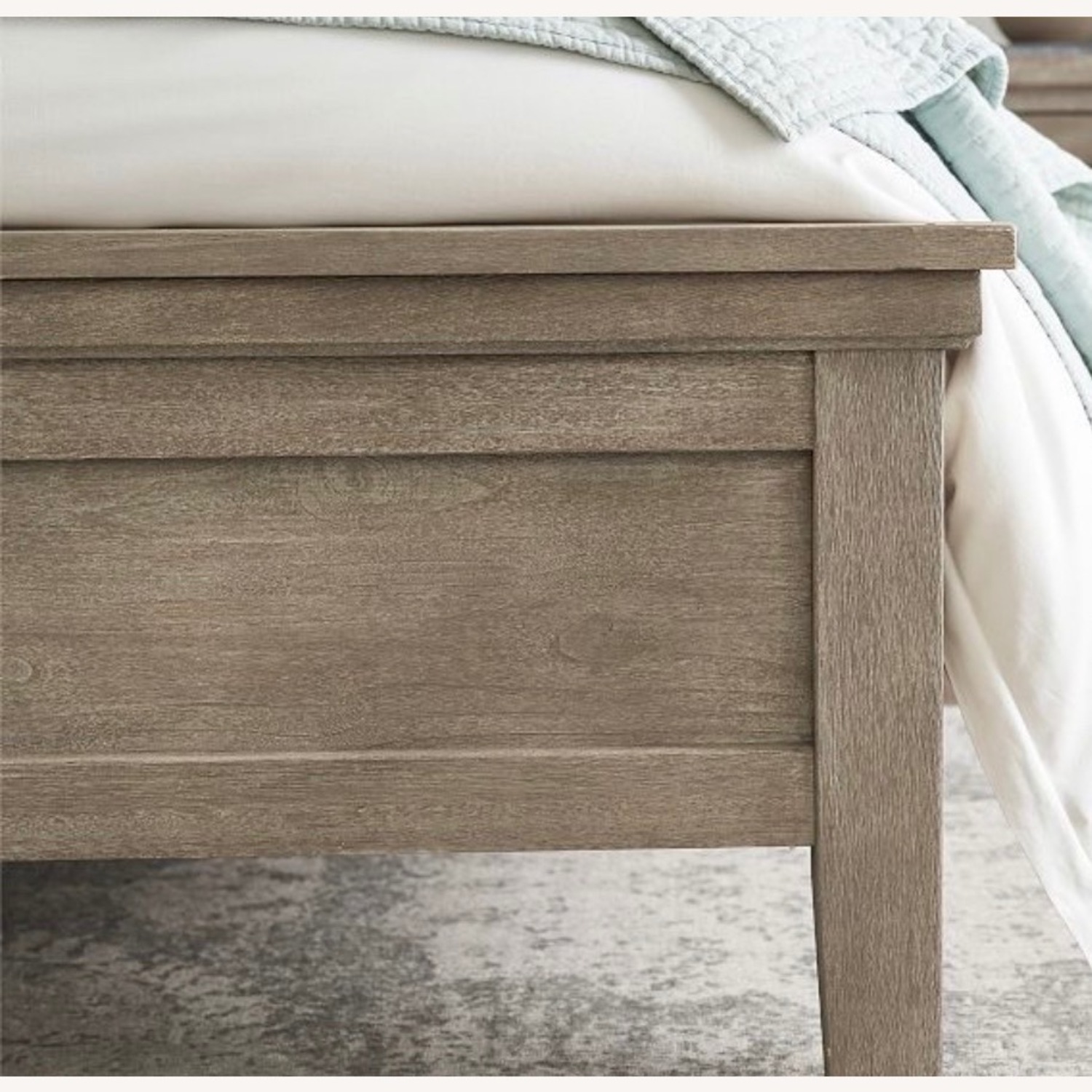 Pottery Barn Farmhouse Wood Queen Bed - image-4