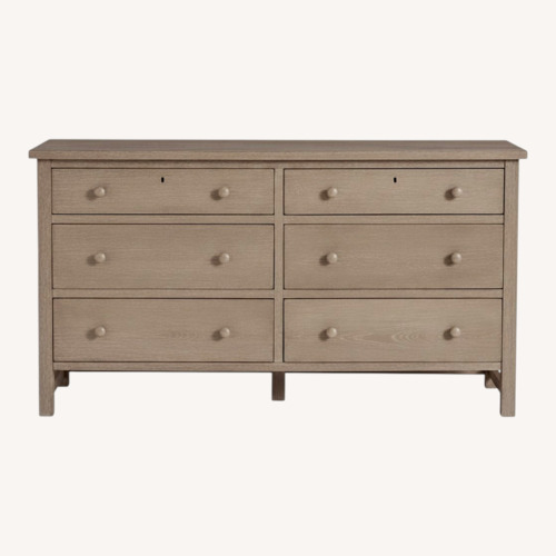 Used Pottery Barn Farmhouse Wood Dresser for sale on AptDeco
