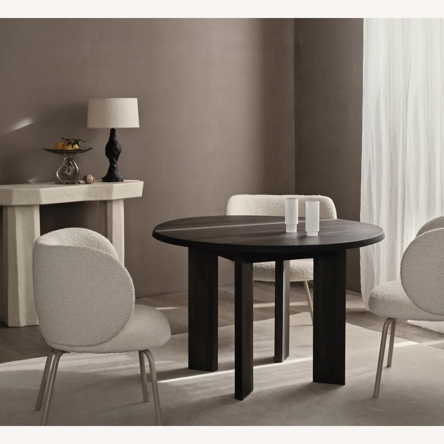 Tarn Dark Brown Wood Dining Table - image-3