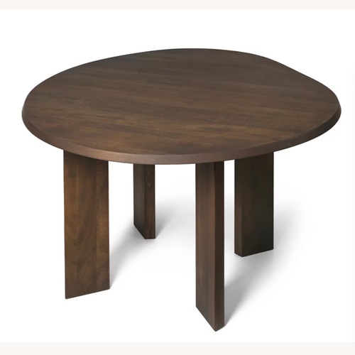 Used Tarn Dark Brown Wood Dining Table for sale on AptDeco