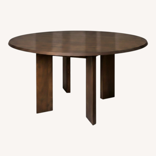 Used Tarn Dark Brown Wood Dining Table for sale on AptDeco