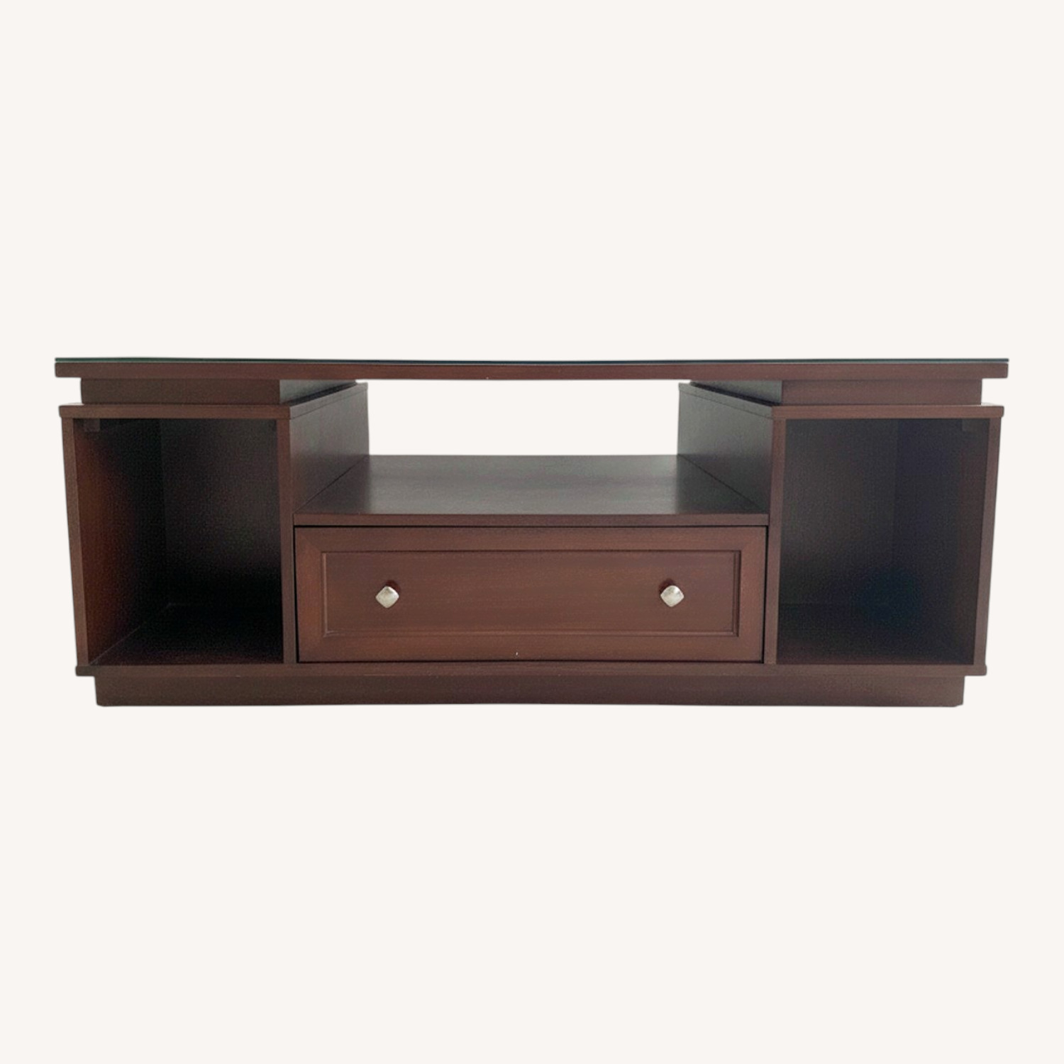 Bernhardt Dark Brown Wood Coffee Table - image-0