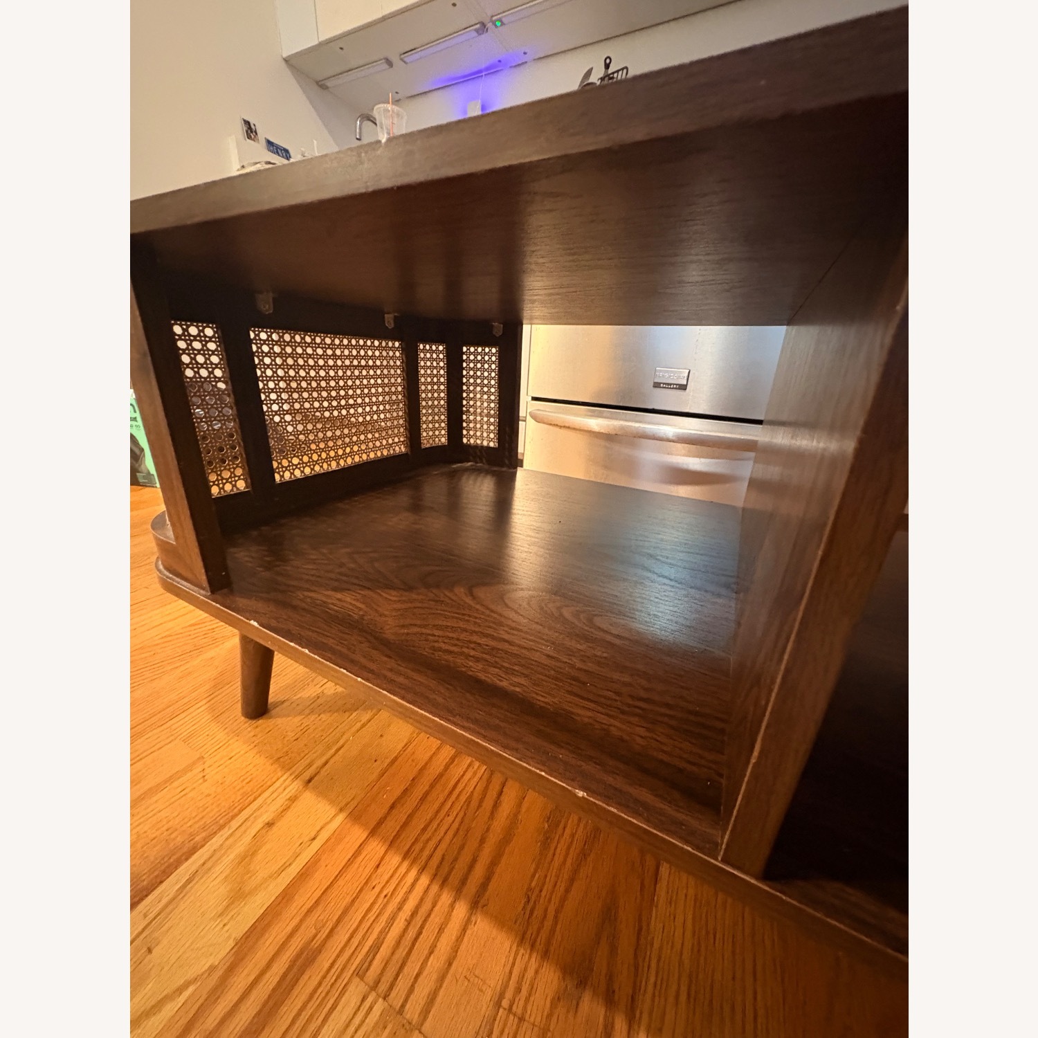 Izzy Dark Brown Wood Coffee Table - image-3