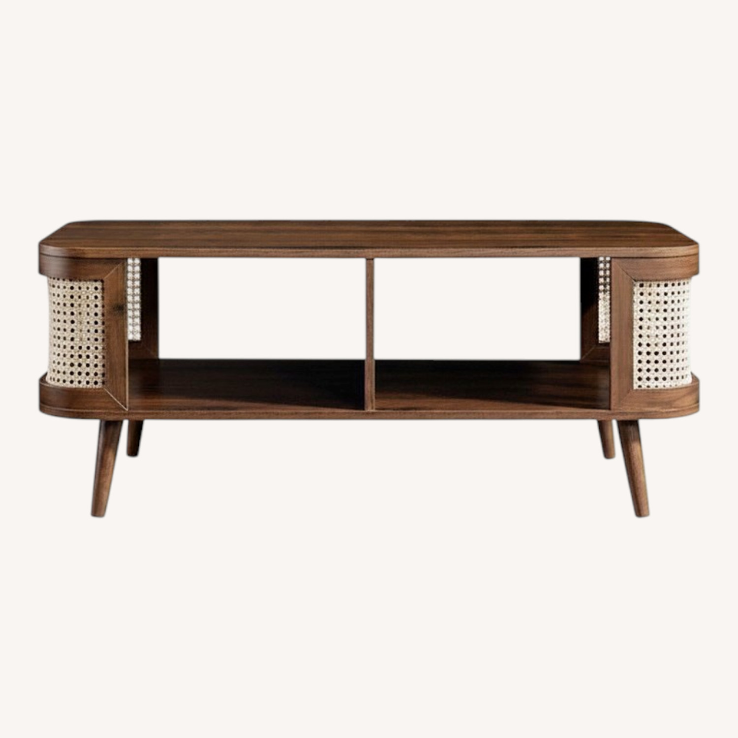 Izzy Dark Brown Wood Coffee Table - image-0