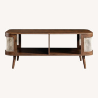 Izzy Dark Brown Wood Coffee Table