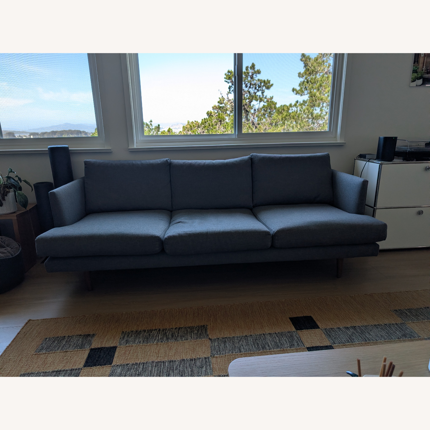 Article Burrard Dark Gray Fabric 3+ Seater Sofa - image-2