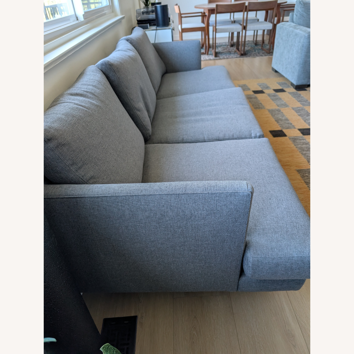 Article Burrard Dark Gray Fabric 3+ Seater Sofa - image-3