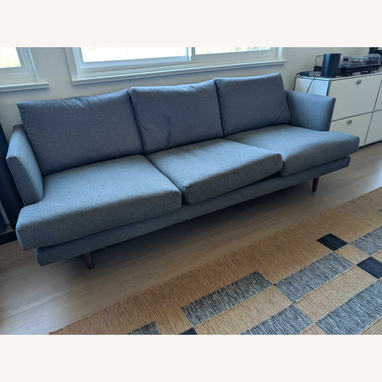 Article Burrard Dark Gray Fabric 3+ Seater Sofa - image-4
