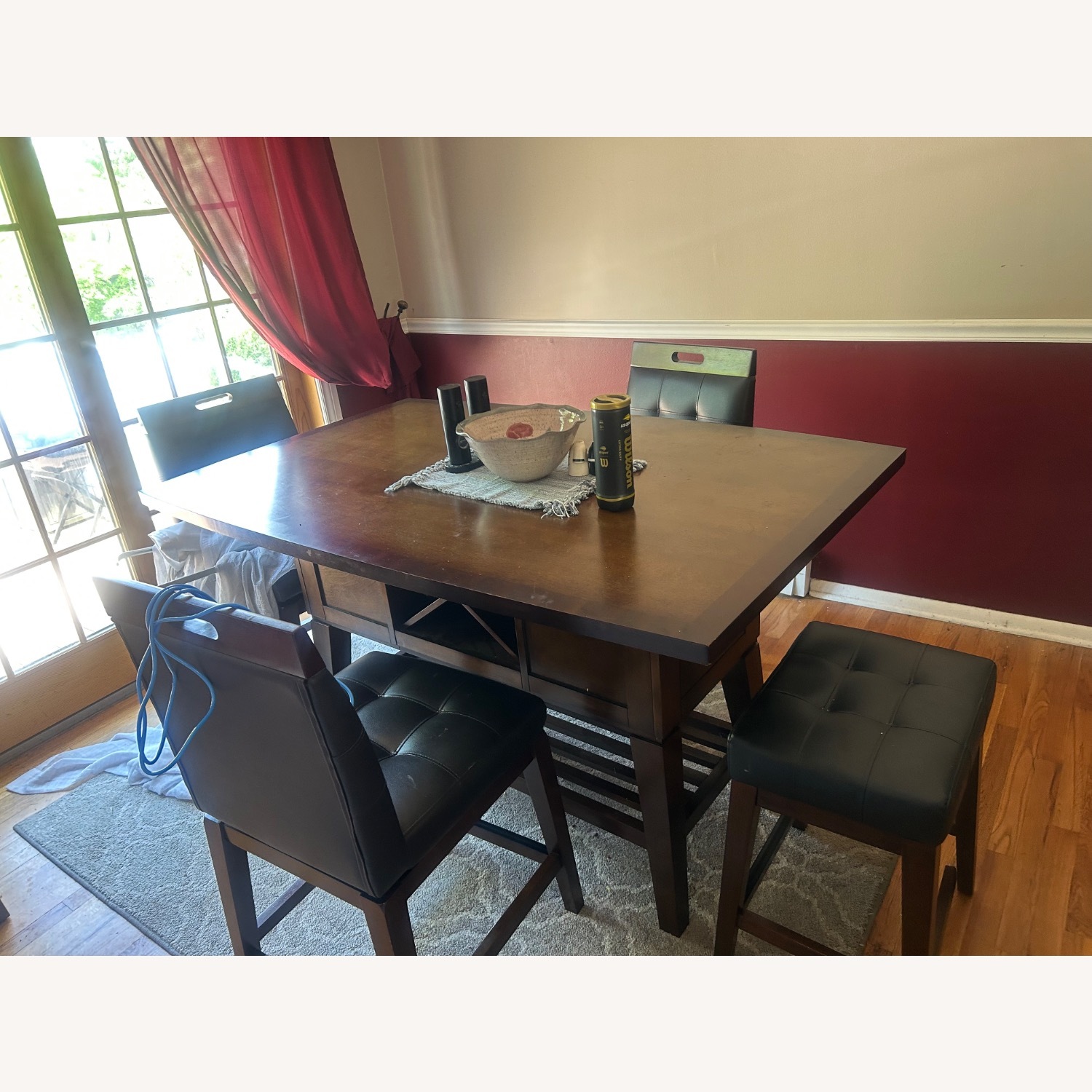 Holloway Dark Brown Wood Dining Sets - image-2