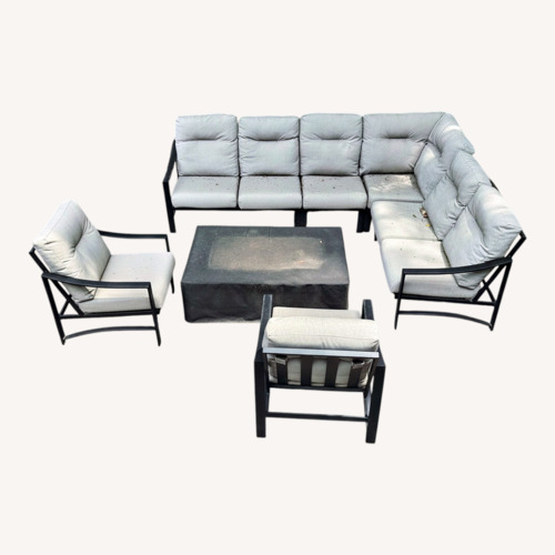 Used Premium Weather Resistant Outdoor Couch/Chair Set for sale on AptDeco