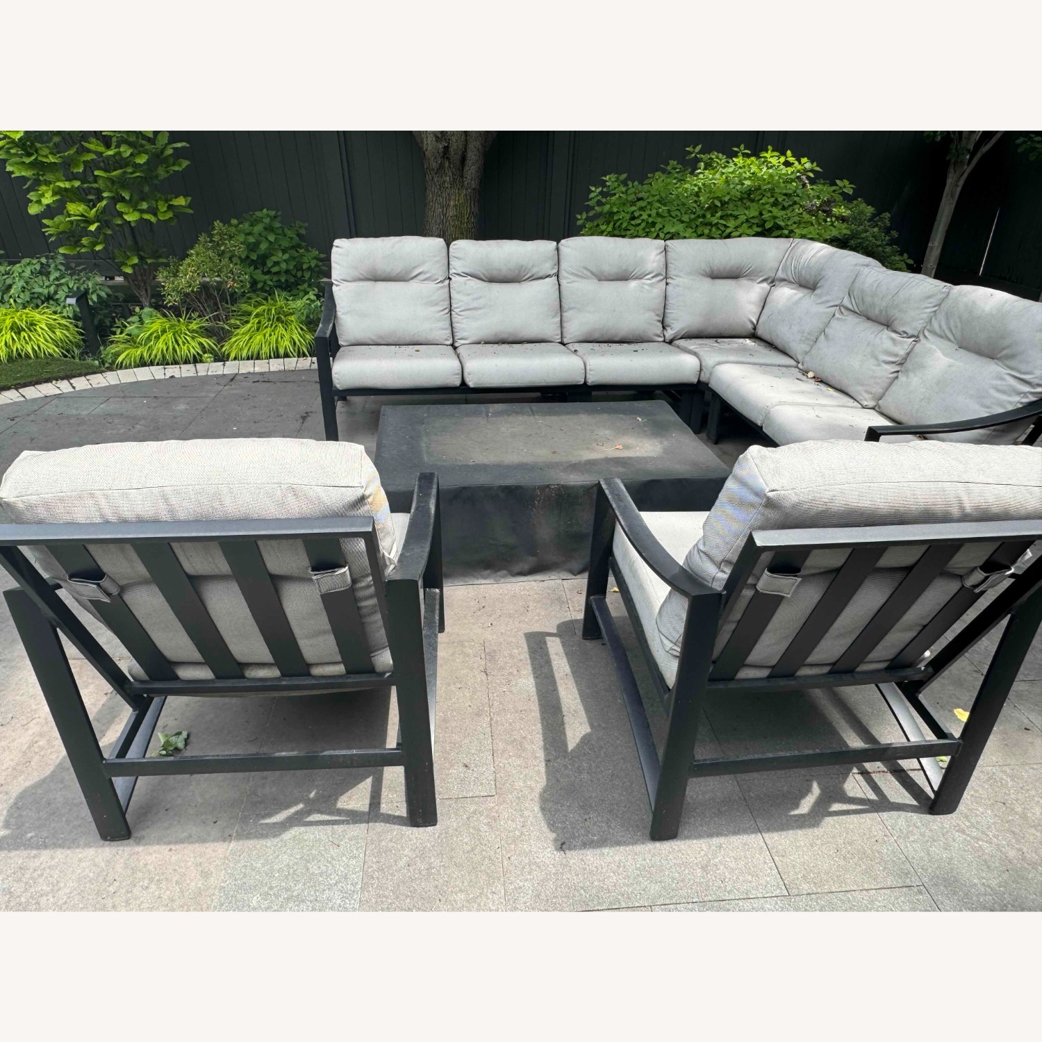 Premium Weather Resistant Outdoor Couch/Chair Set - image-5