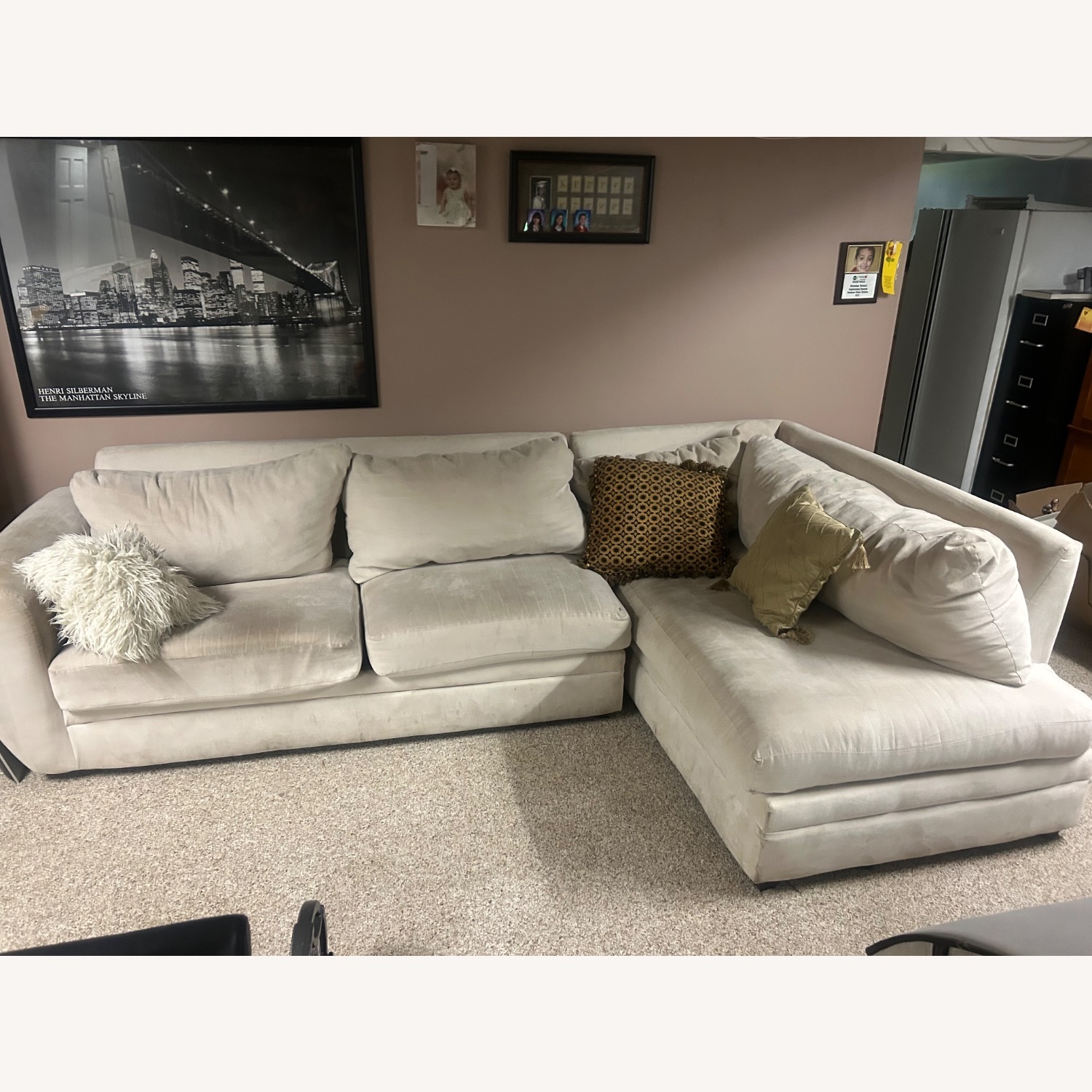 White Sectional Sofa  - image-3