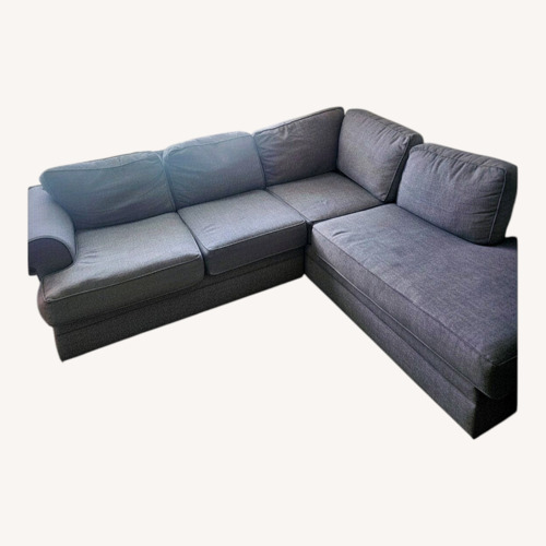 Used Jonathan Louis Furniture Blue Chaise Lounge for sale on AptDeco