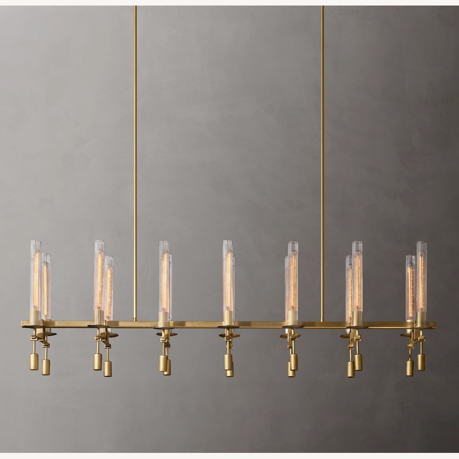 Restoration Hardware Fontanelle Linear Chandelier - image-5