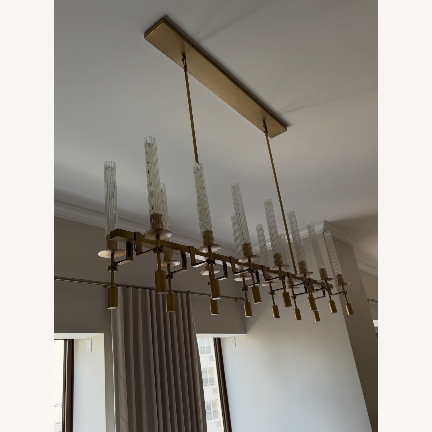 Restoration Hardware Fontanelle Linear Chandelier - image-1