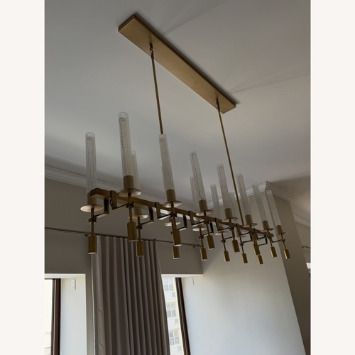 Used Restoration Hardware Fontanelle Linear Chandelier for sale on AptDeco