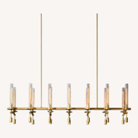 Restoration Hardware Fontanelle Linear Chandelier