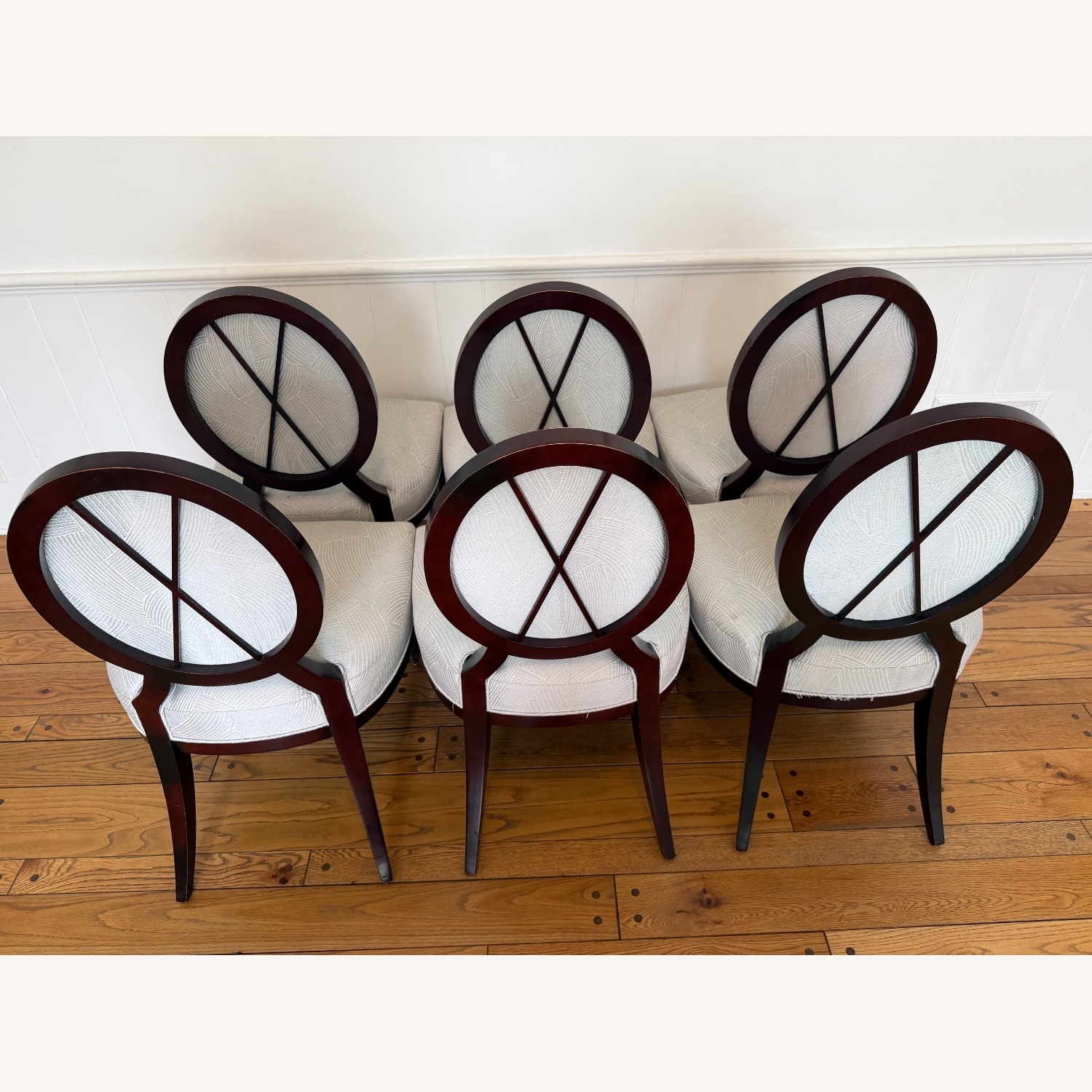 Baker Furniture Dark Brown Wood Dining Chair - image-11