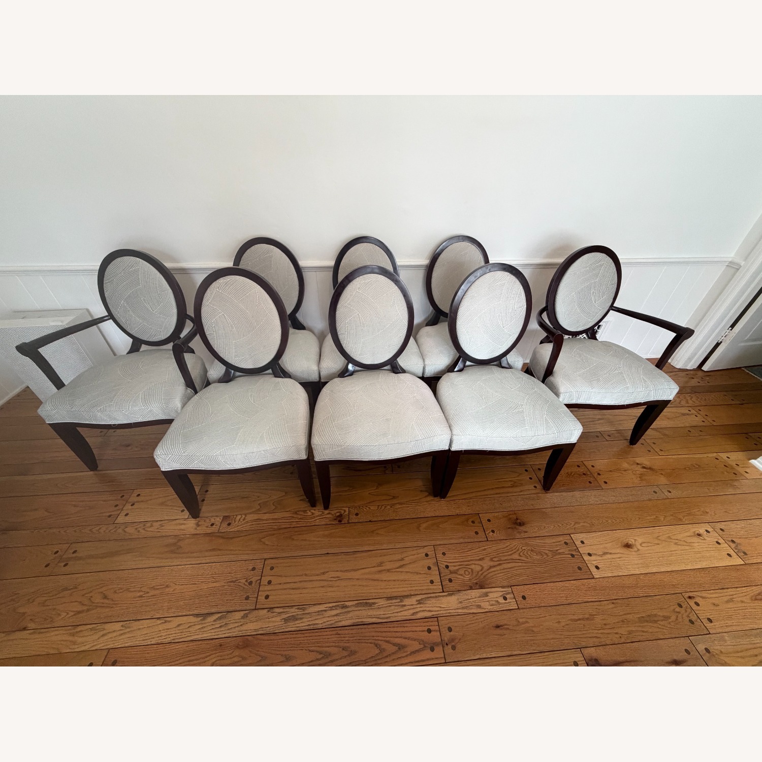 Baker Furniture Dark Brown Wood Dining Chair - image-1