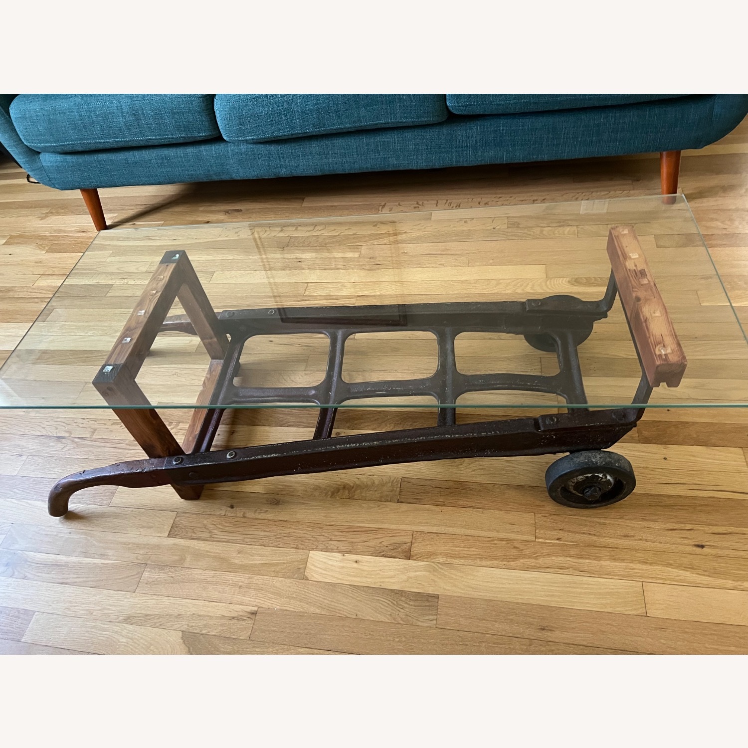 Vintage/Antique Metal Coffee Table - image-4
