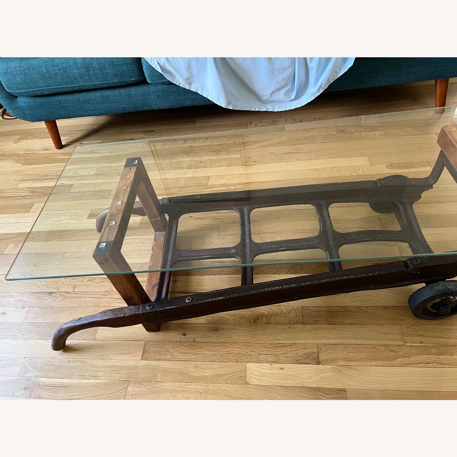 Vintage/Antique Metal Coffee Table - image-8