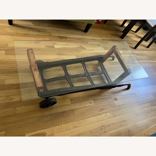Used Vintage/Antique Metal Coffee Table for sale on AptDeco
