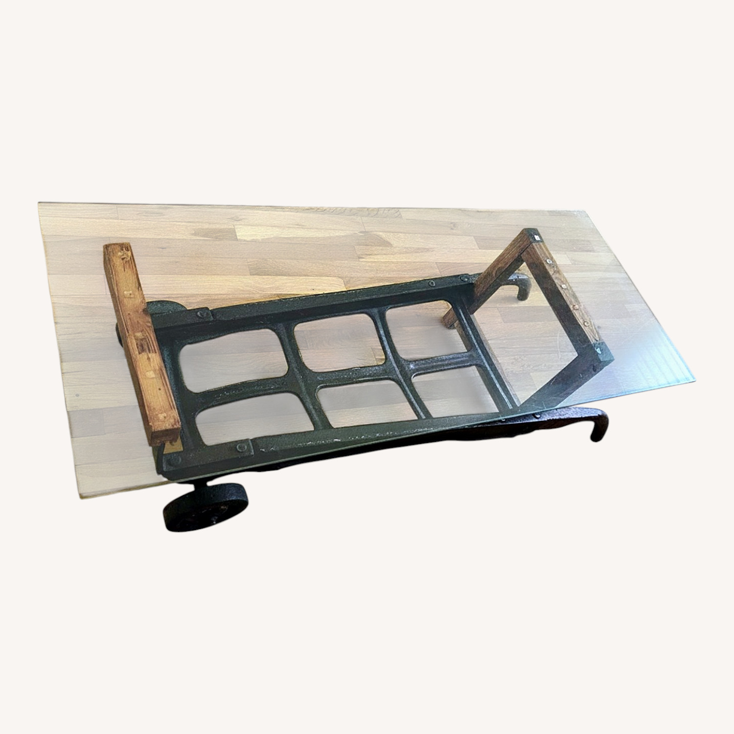 Vintage/Antique Metal Coffee Table - image-0