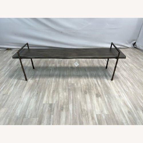 Used Uttermost Chandos Wooden Bench for sale on AptDeco
