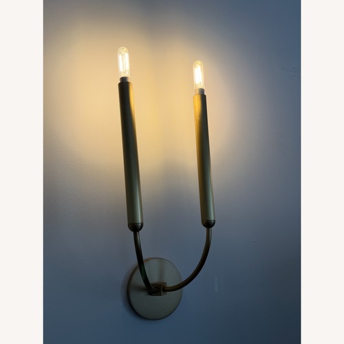 Used Restoration Hardware Quenouilles Double Sconce 2 for sale on AptDeco