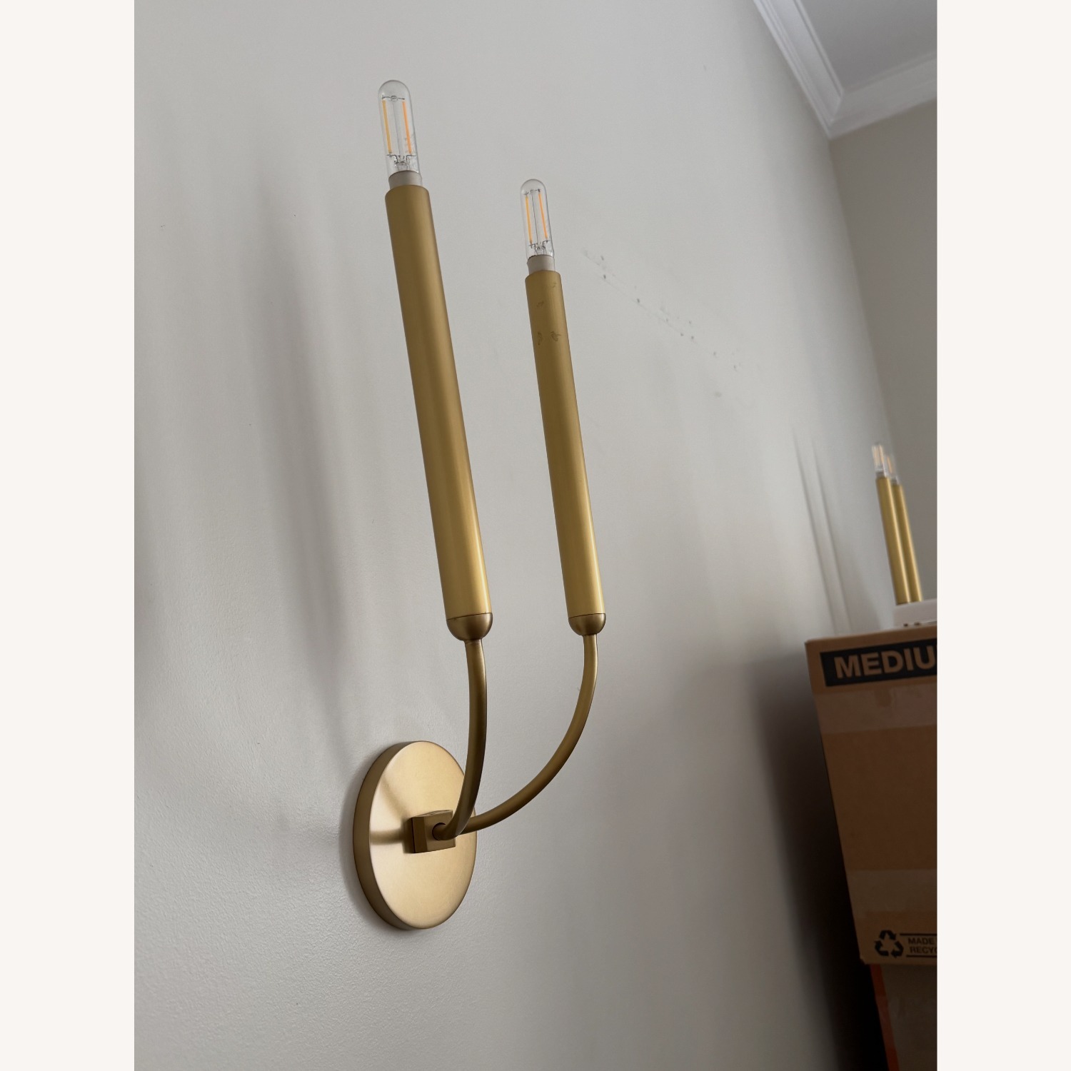 Restoration Hardware Quenouilles Double Sconce 2 - image-4