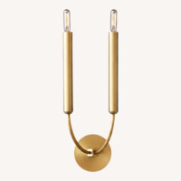 Restoration Hardware Quenouilles Double Sconce 2