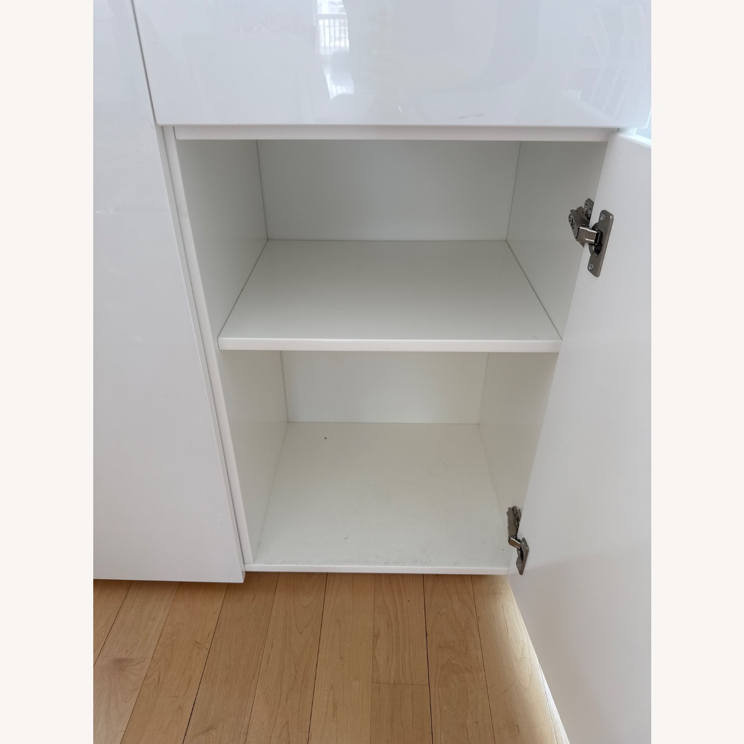 CB2 White Bar Cart - image-6