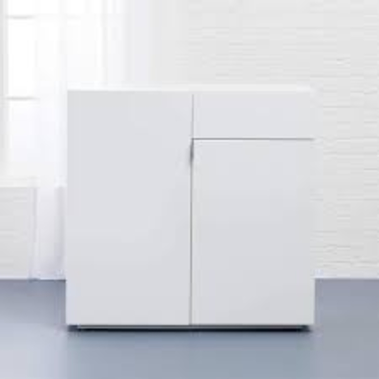 CB2 White Bar Cart - image-7