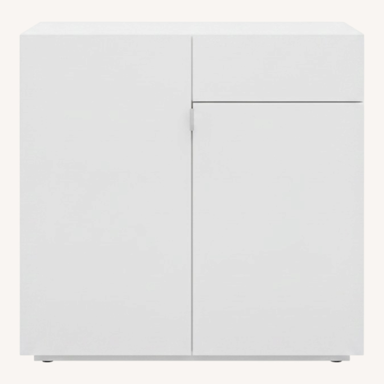 CB2 White Bar Cart - image-0