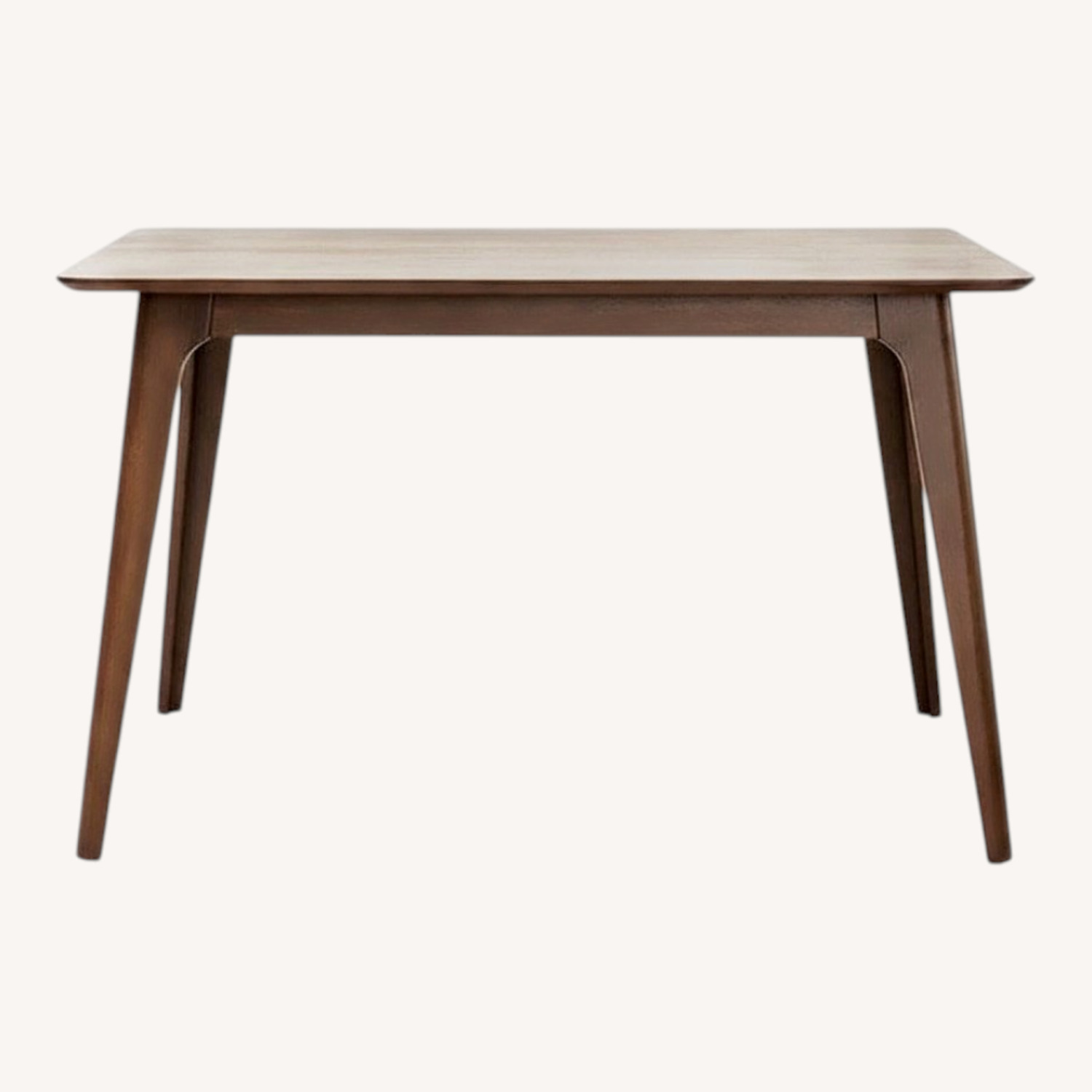 Dark Brown Wood Dining Table - image-0