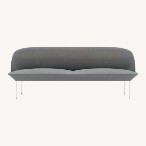 Used Design Within Reach Gray 3-Seater Oslo Sofa for sale on AptDeco