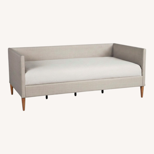 Used World Market Light Gray Daybed for sale on AptDeco