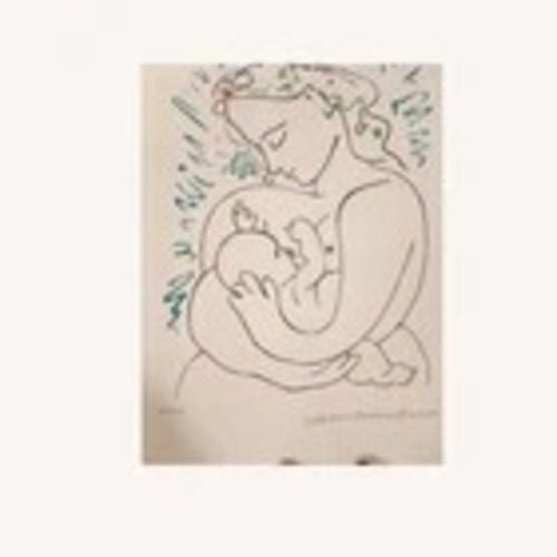 Used Vintage/Antique Picasso Natural Wall Art for sale on AptDeco