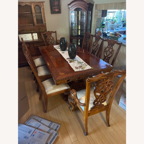 Used Michael Amini Aico Dining Set for sale on AptDeco
