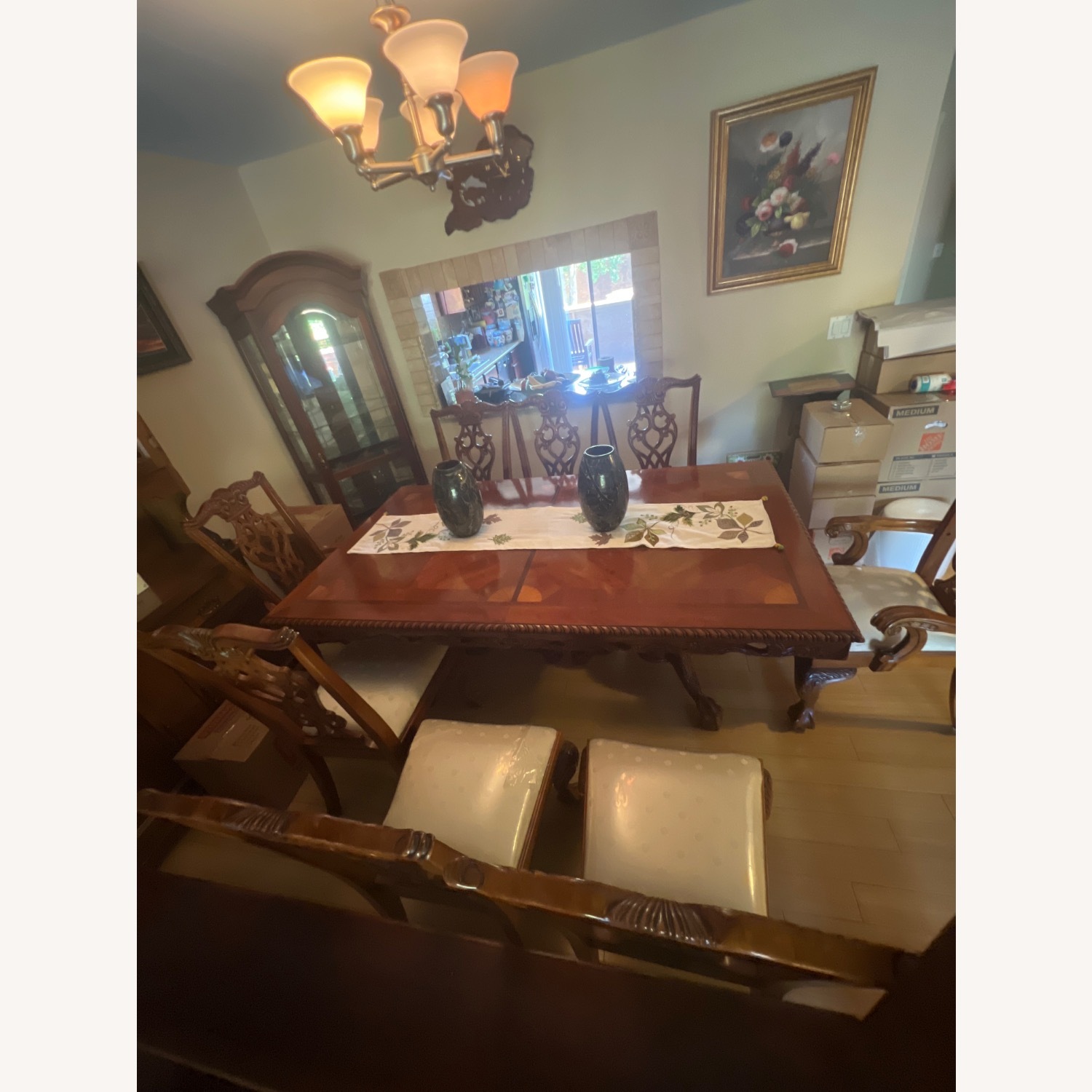 Michael Amini Aico Dining Set - image-2