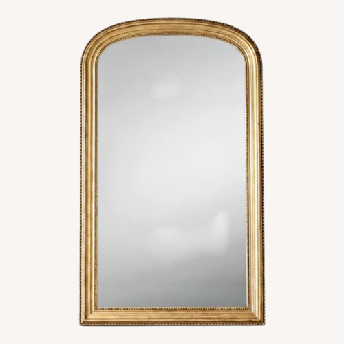 Used Restoration Hardware Gilt Arched Floor Mirror for sale on AptDeco