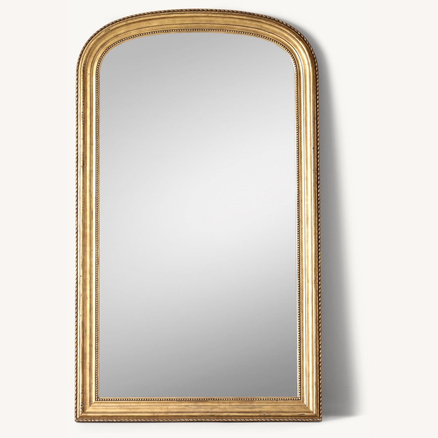 Restoration Hardware Gilt Arched Floor Mirror - image-5