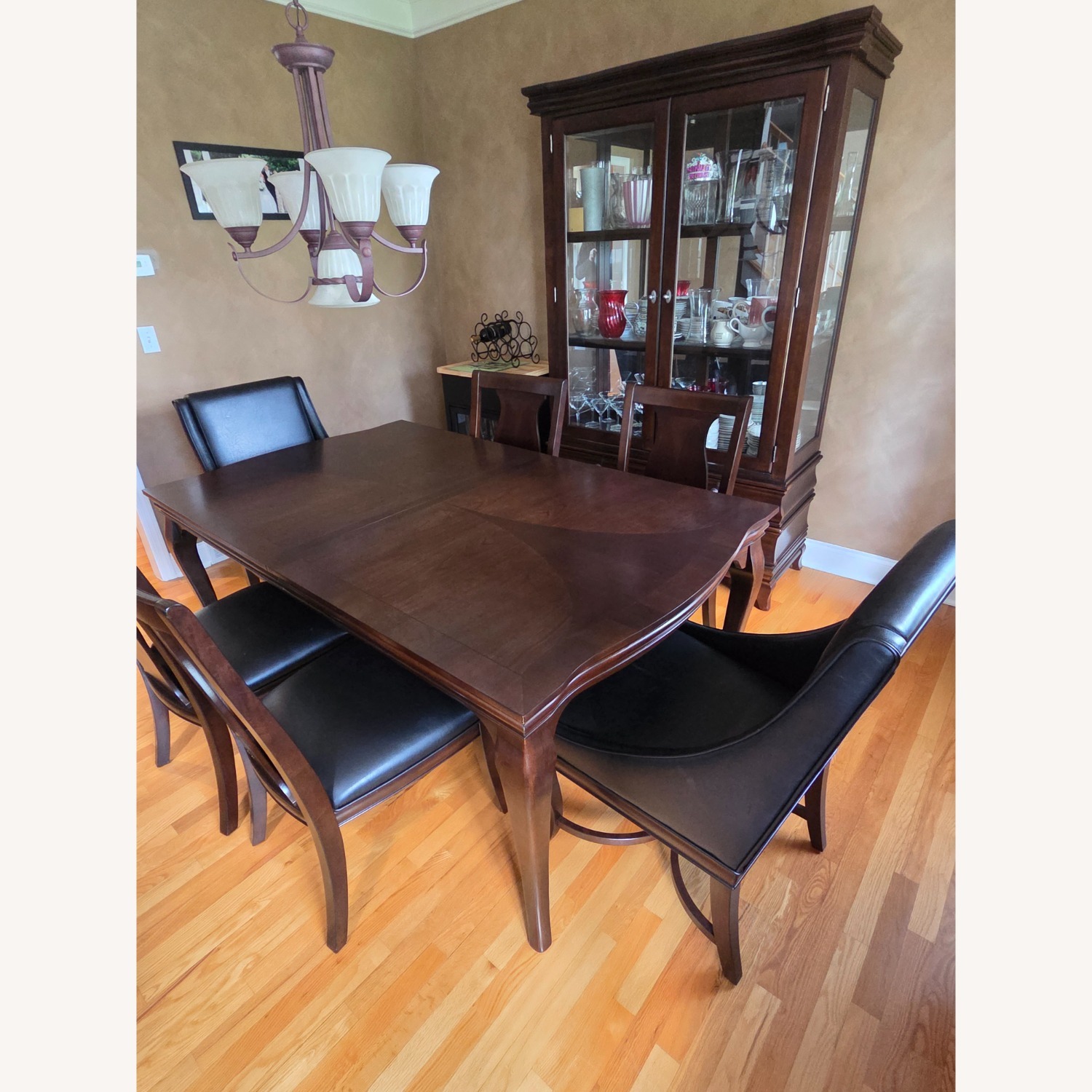 Dark Brown Dining Table - image-1