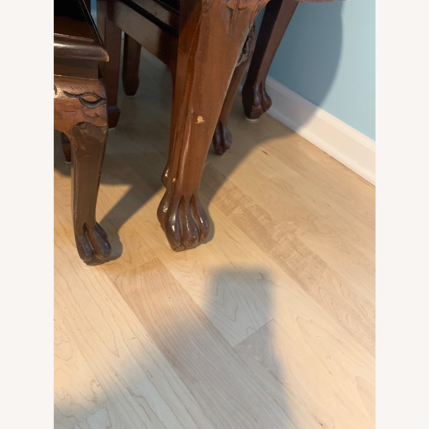 Dark Brown Wood Coffee Table - image-4