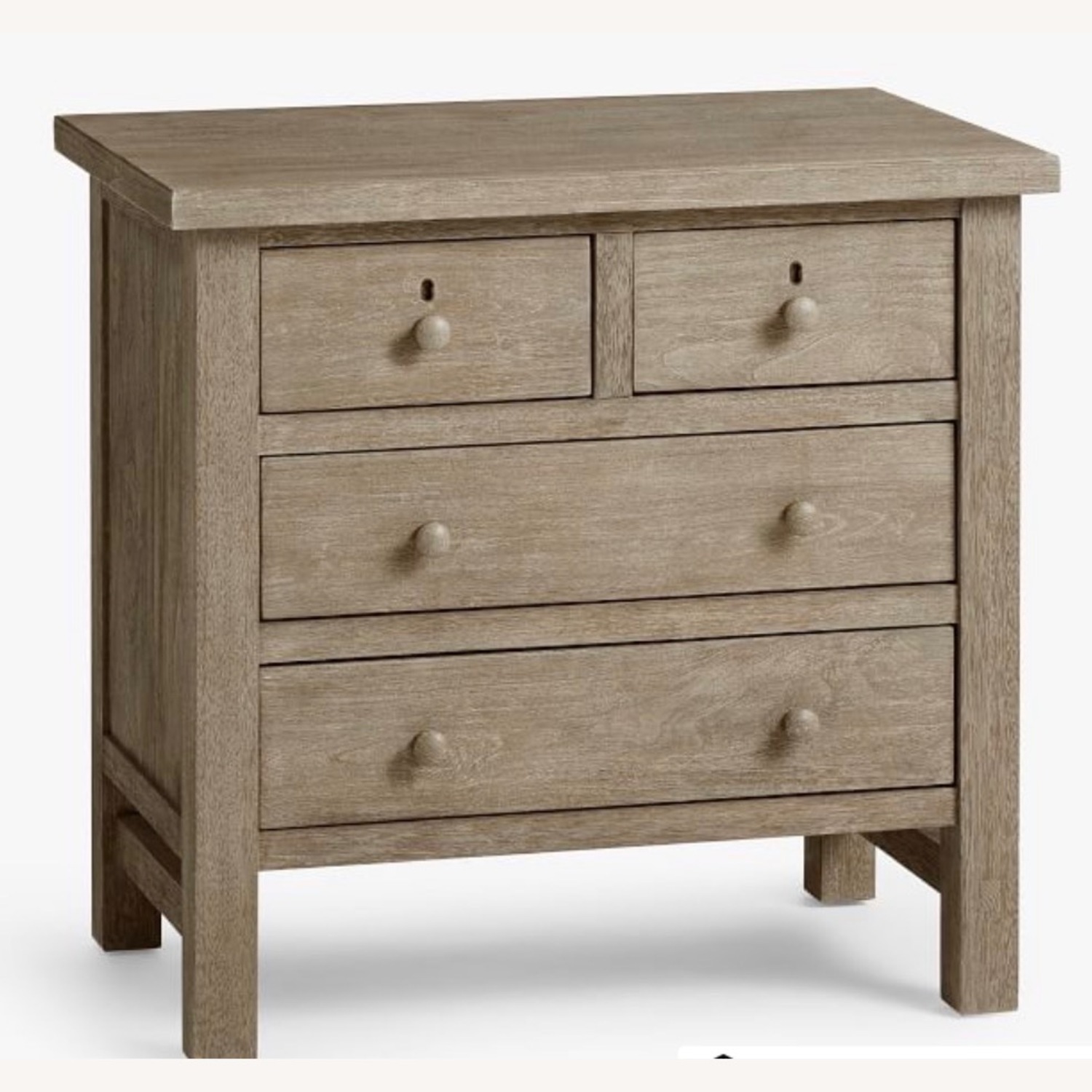 Pottery Barn Farmhouse Wood Nightstand - image-1