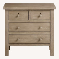 Pottery Barn Farmhouse Wood Nightstand