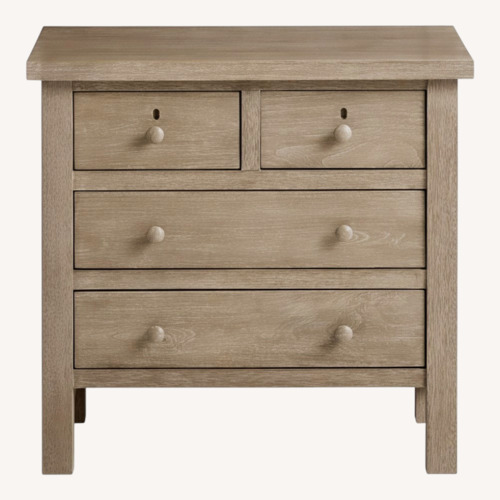 Used Pottery Barn Farmhouse Wood Nightstand for sale on AptDeco