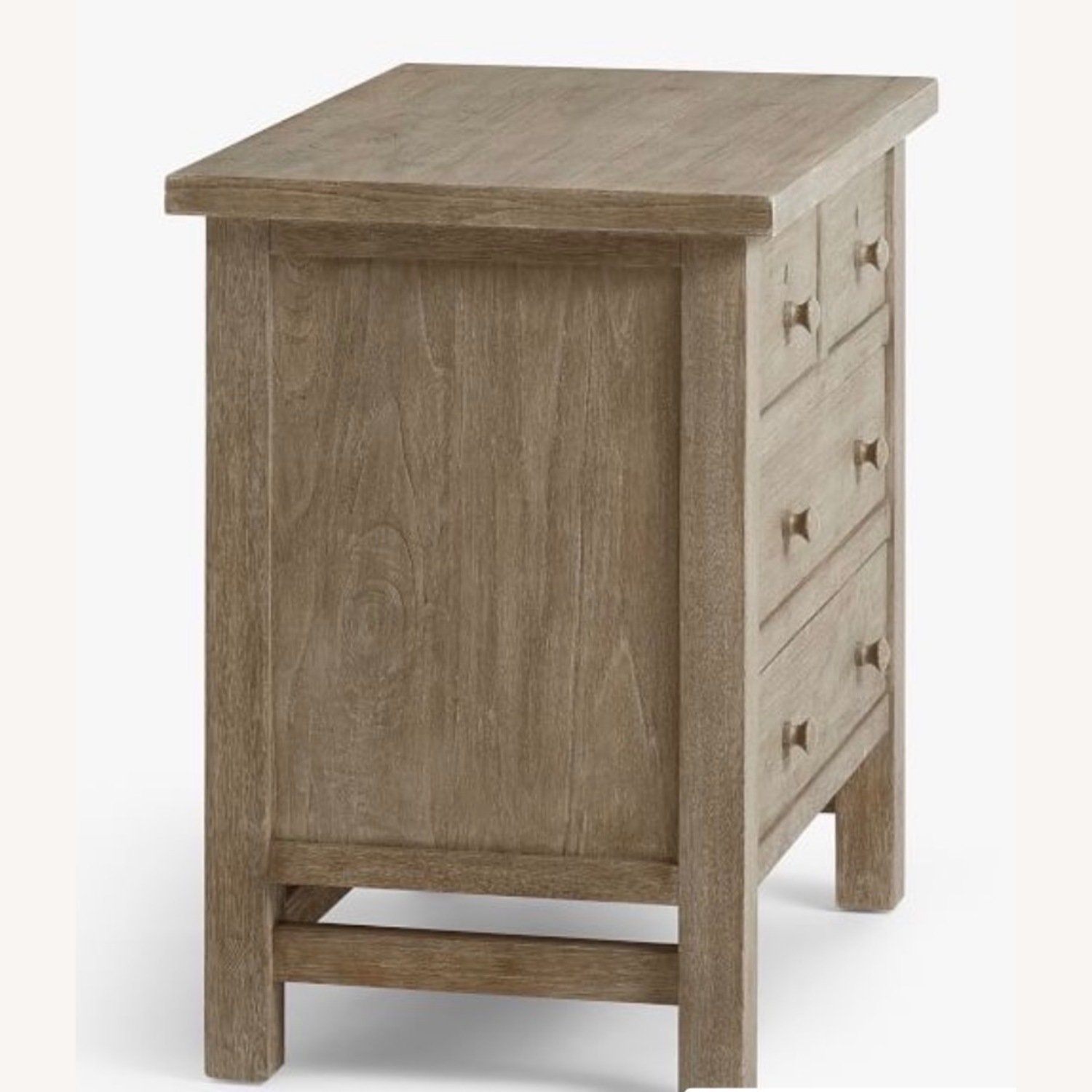 Pottery Barn Farmhouse Wood Nightstand - image-4